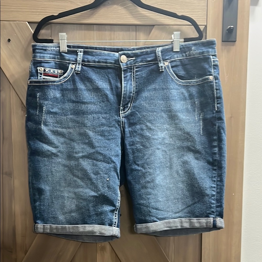 Guess Women's Blue Denim Shorts